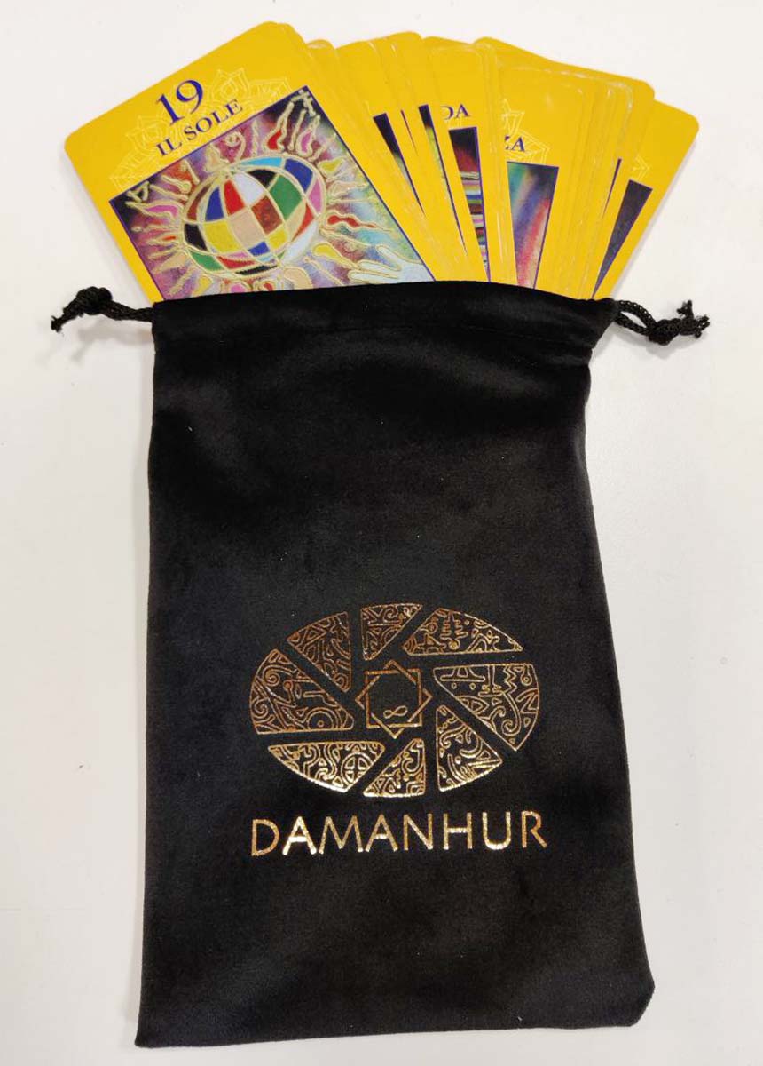 Black bag for tarot cards
